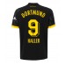 Borussia Dortmund Sebastien Haller #9 Kopio Vieras Pelipaita 2023-24 Lyhyet Hihat
